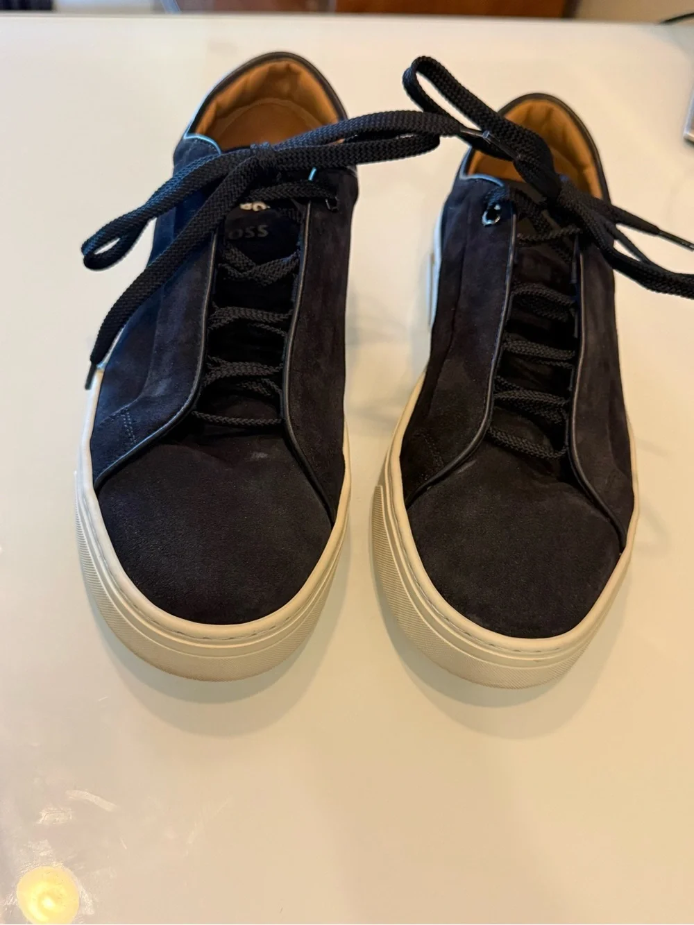 BOSS Men's Gary Suede Low-Top Sneaker